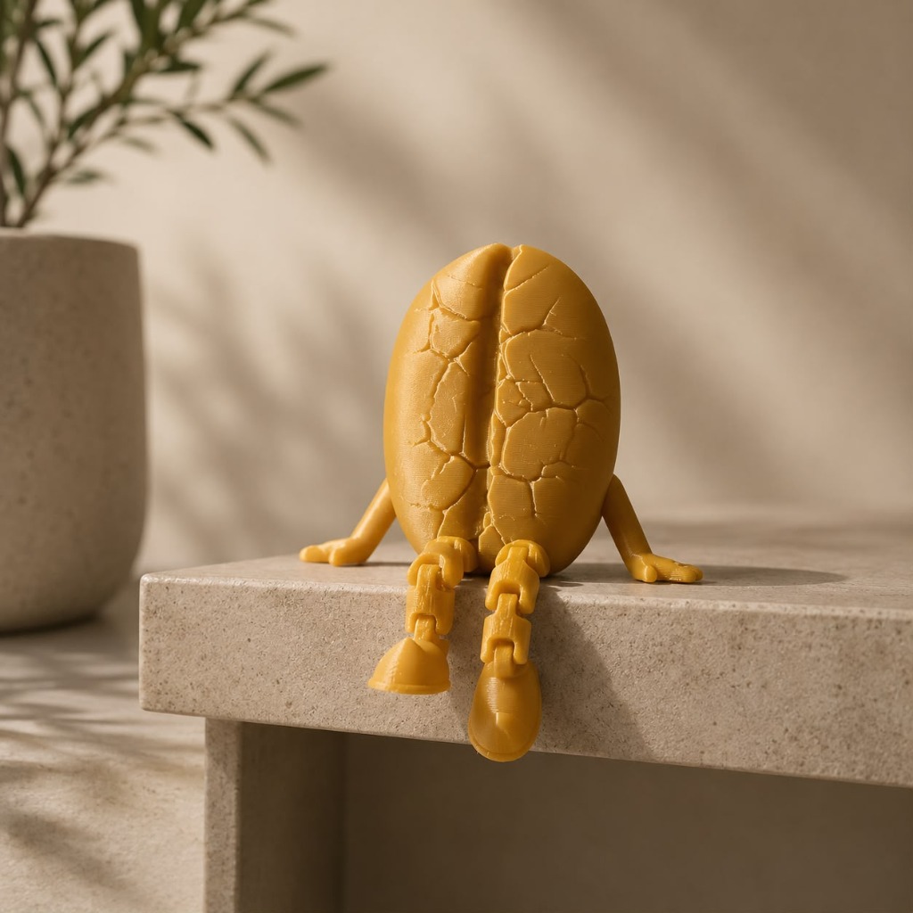 Mr. Bean — Articulated Coffee Bean Figure