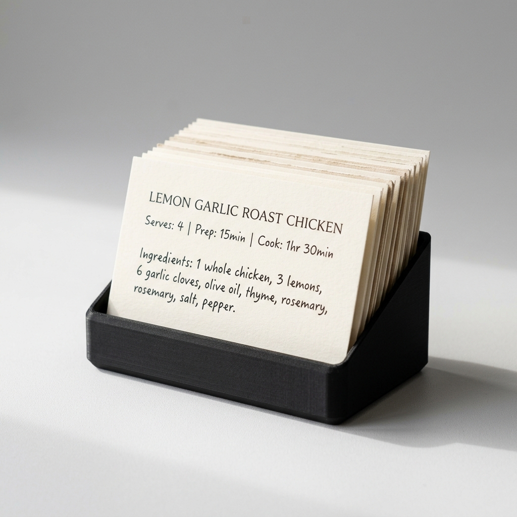 Recipe Card Holder